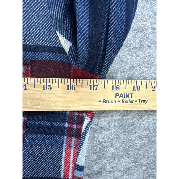 Polly & Esther Womens Small Plaid Button-Up Shirt Flannel country western - Picture 4 of 6